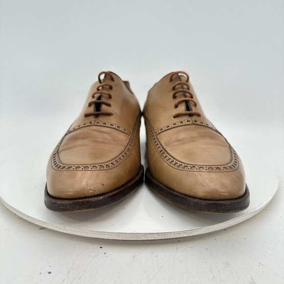 Beltrami Men Size 9 Brown Leather Lace Up Brogue Derby Dress Shoes main image 7